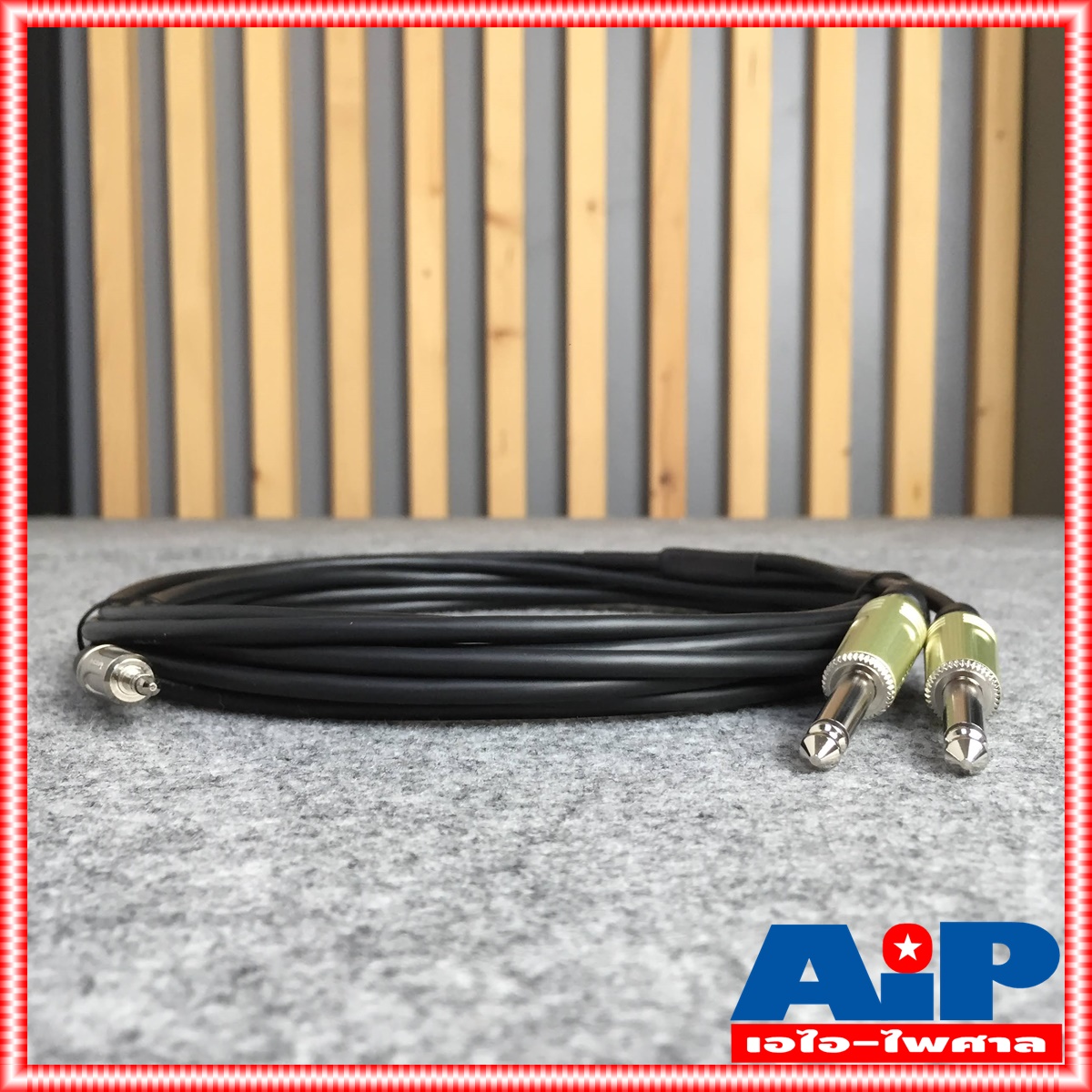 5เมตร AMPHENOL สาย TR-ST - PHONEx2 5M CA52-3333-WB-005 AMPHENOL สายTR-ST-PHONEx2 3M สายสัญญาณ TR-ST ออก ปลั๊กไมค์ โมโน 2หัว ยาว 5เมตร สายคอมเข้ามิกซ์