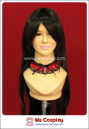 เซ็ตโชคเกอร์ สร้อยข้อมือโกธิคโลลิต้าพังค์ สีดำแดง Gothic Lolita Punk Choker and Cuffs Set