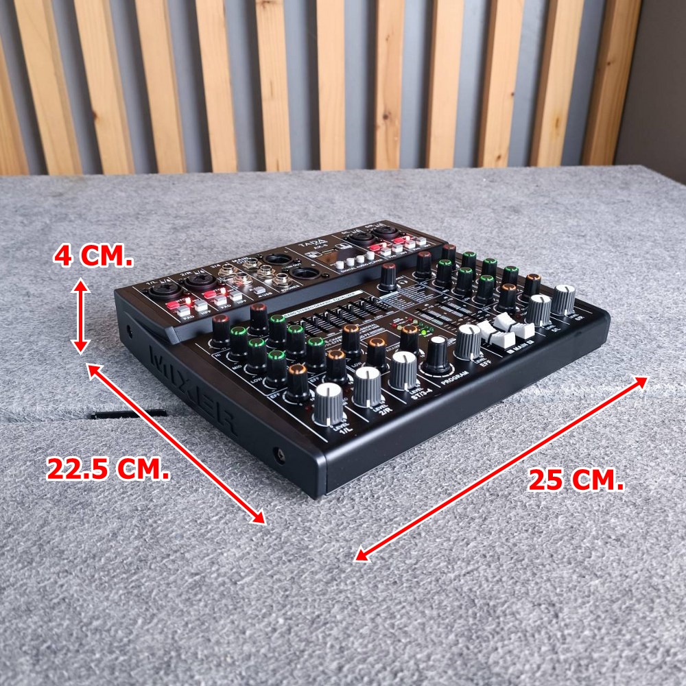 TADA AK-6 MIXER มิกเซอร์ มิกเซอร์อนาล็อก 6 แชนแนล มิกซ์ เครื่องผสมสัญญาณเสียง ธาดา AK 6 AK6 เอไอ-ไพศาล
