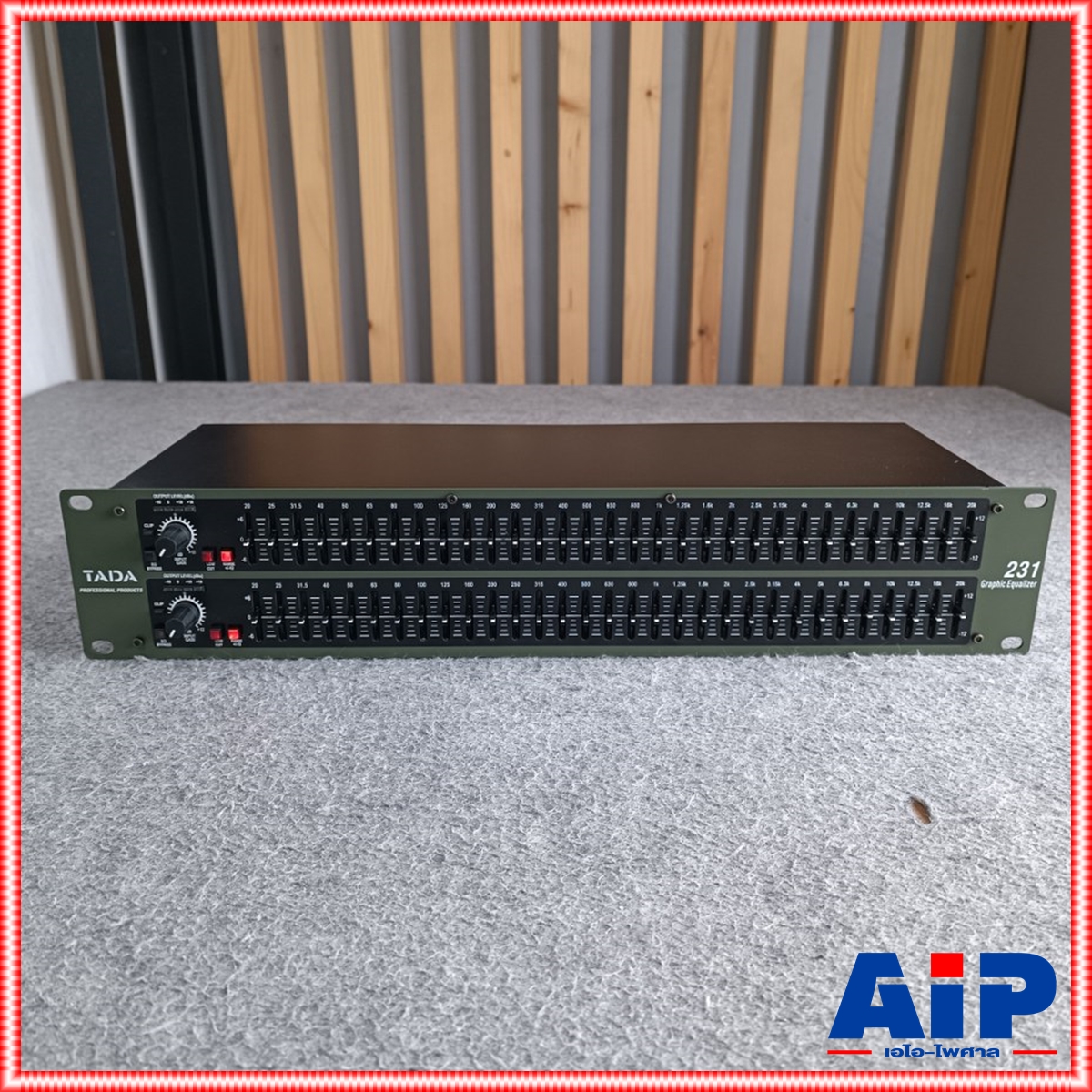 TADA 231XL EQ Equalizer ธาดา อีควอไลเซอร์ 231-XL EQ2ชั้น สไลค์สั้น TADA รุ่น 231XL TADA EQ-231XL อิคลอไลเซอร์ 2x31 ช่อง เอไอ-ไพศาล