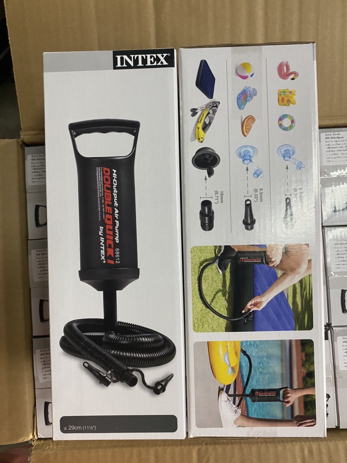 68612 ที่สูบลม ปั๊มลมมือ INTEX ลิขสิทธิ์ถูกต้อง ปลีกชิ้นละ