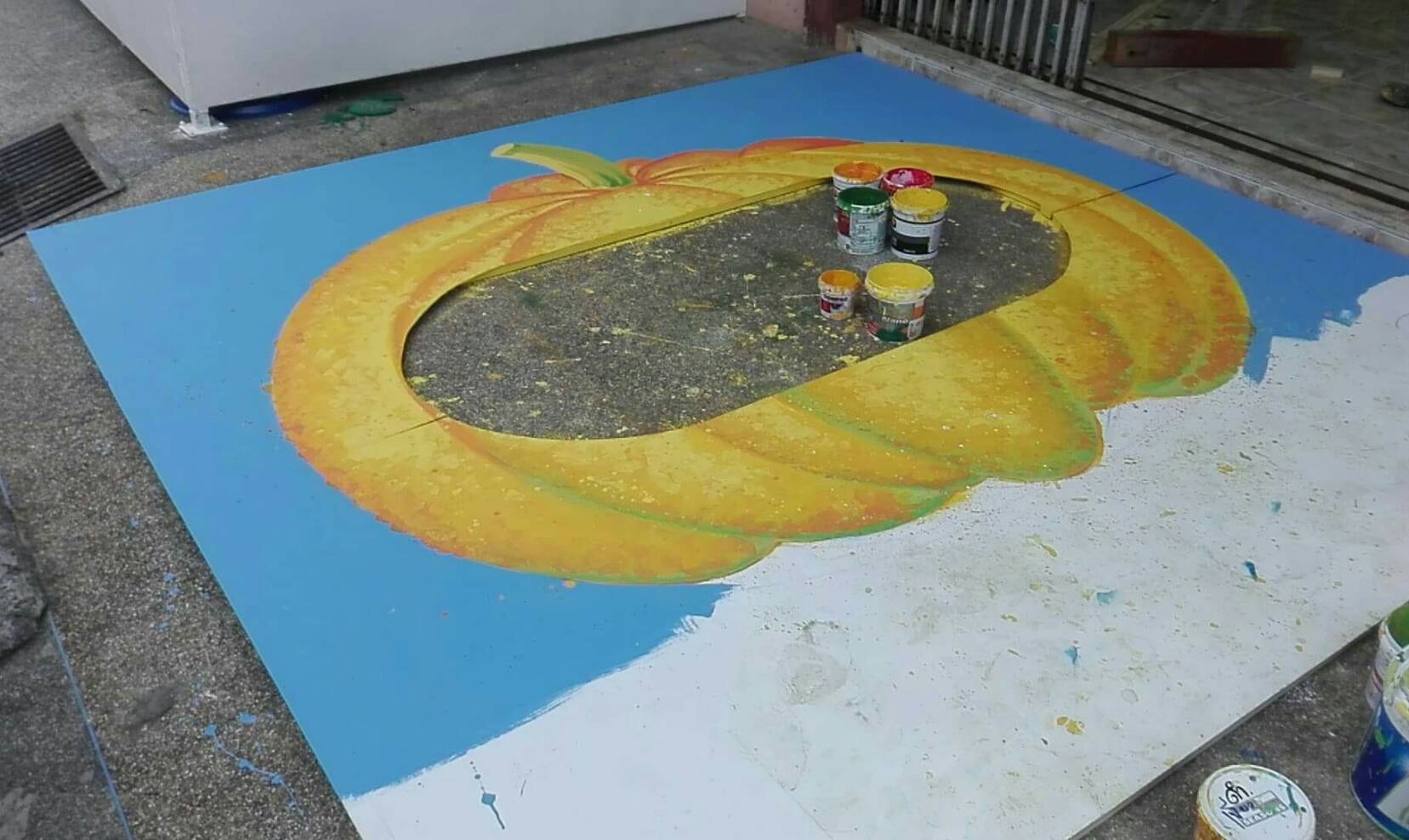 ซุ้มถ่ายรูปฟักทอง