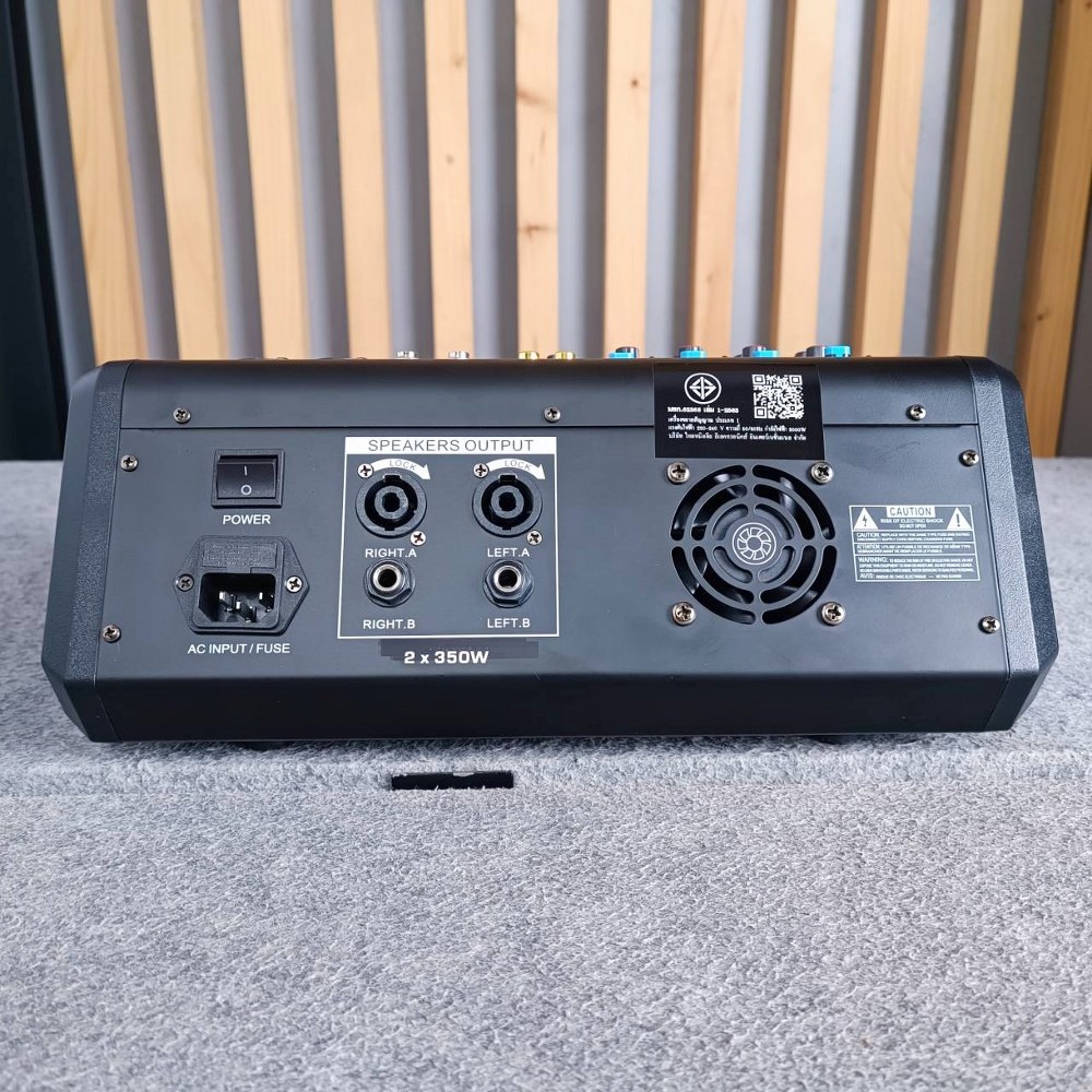 TADA AM-Q4P powermixer 350 watt EFX USB บลูทูส TA DA มิกเซอร์อนาล็อก AM Q4P ธาดา AMQ4P เอไอ-ไพศาล