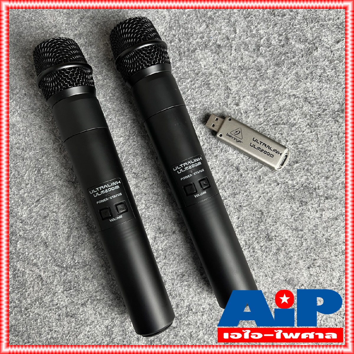 BEHRINGER ULM-202 USB ไมค์ลอย2ตัว ตัวส่งสัญญาณเป็นแบบ USB ใช้ถ่านขนาด AA x 2 ก้อน ULM 202 ULM202 +++