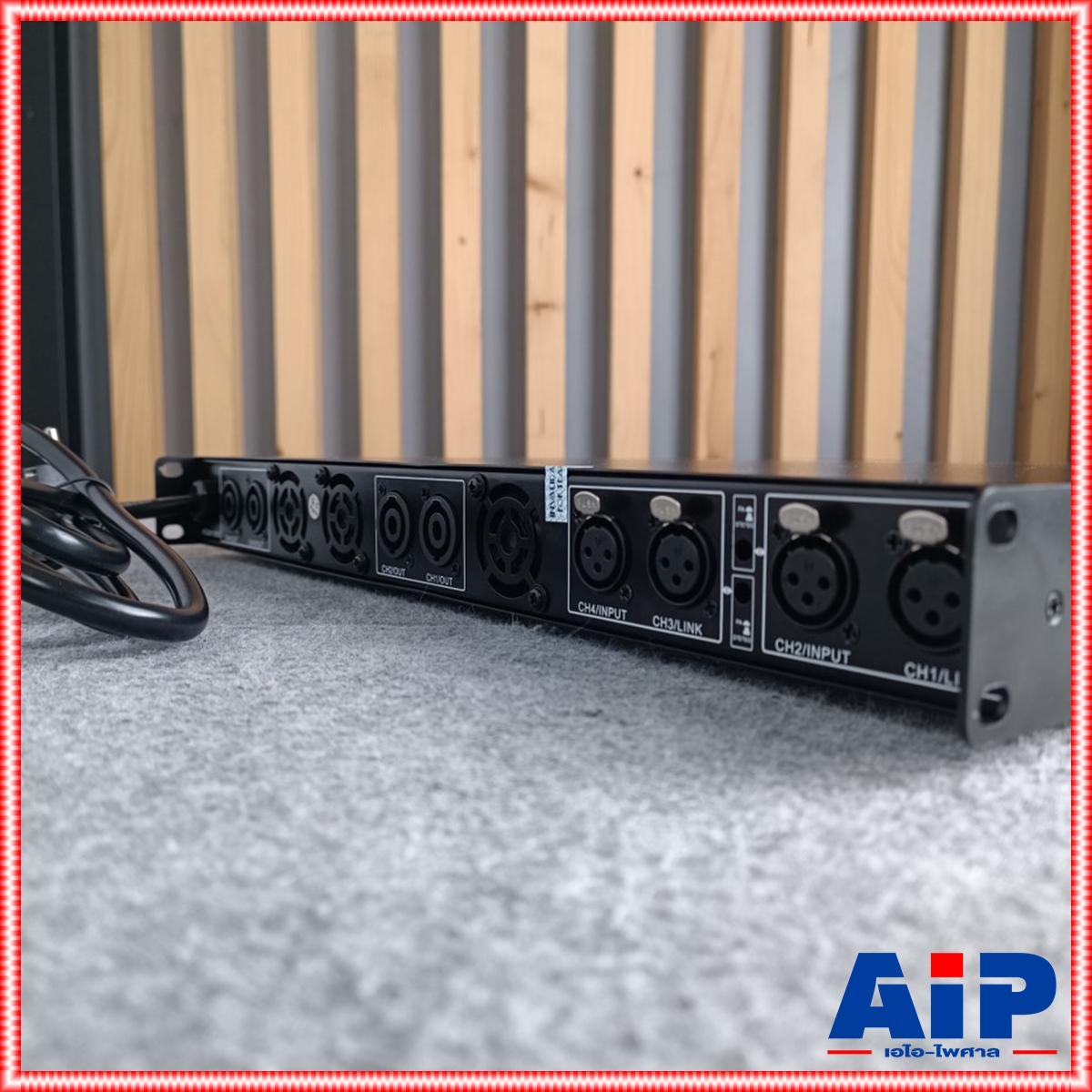 PROEUROTECH D-4450 POWERAMP 1U 4CH เพาเวอร์แอมป์ Class D 4 แชนแนล ขนาด 1 U น้ำหนักเบา PRO EUROTECH D4450 D 4450 POWER AMP โปรยูโรเทค เอไอ-ไพศาล