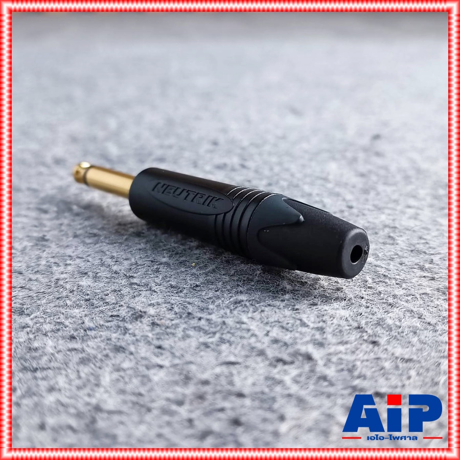 ตัวสีดำ 1ตัว NEUTRIK NP2X-B สีดำ ของแท้ ปลั๊กไมค์โมโน (Mono Phone Plug) โฟนปลั๊ก โฟนโมโน Phone mono NP 2X NP-2X NP2X B ปลั๊กโมโน ปลั๊กไมค์โมโน 1/4" (6.35mm.)