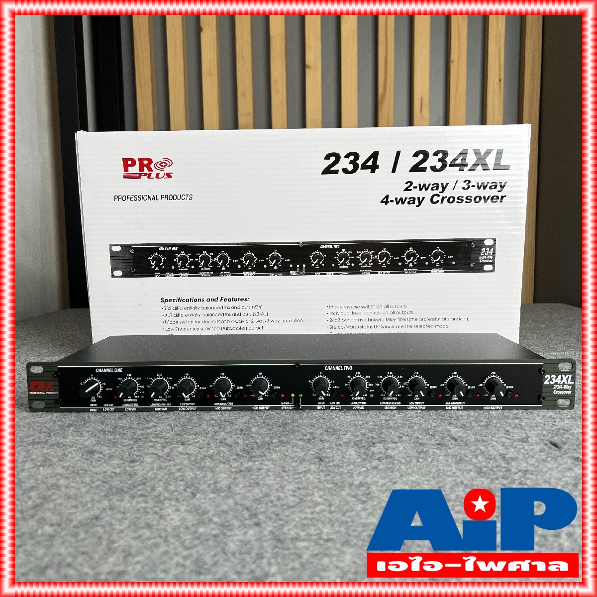 yyy ครอส PROPLUS 234XL crossover PRO PLUS 234 XL โปรพลัส ครอสโอเวอร์ รุ่น 234 3ทาง ครอสตัดเสียง 2/3ทาง สเตอริโอ เอไอ-ไพศาล