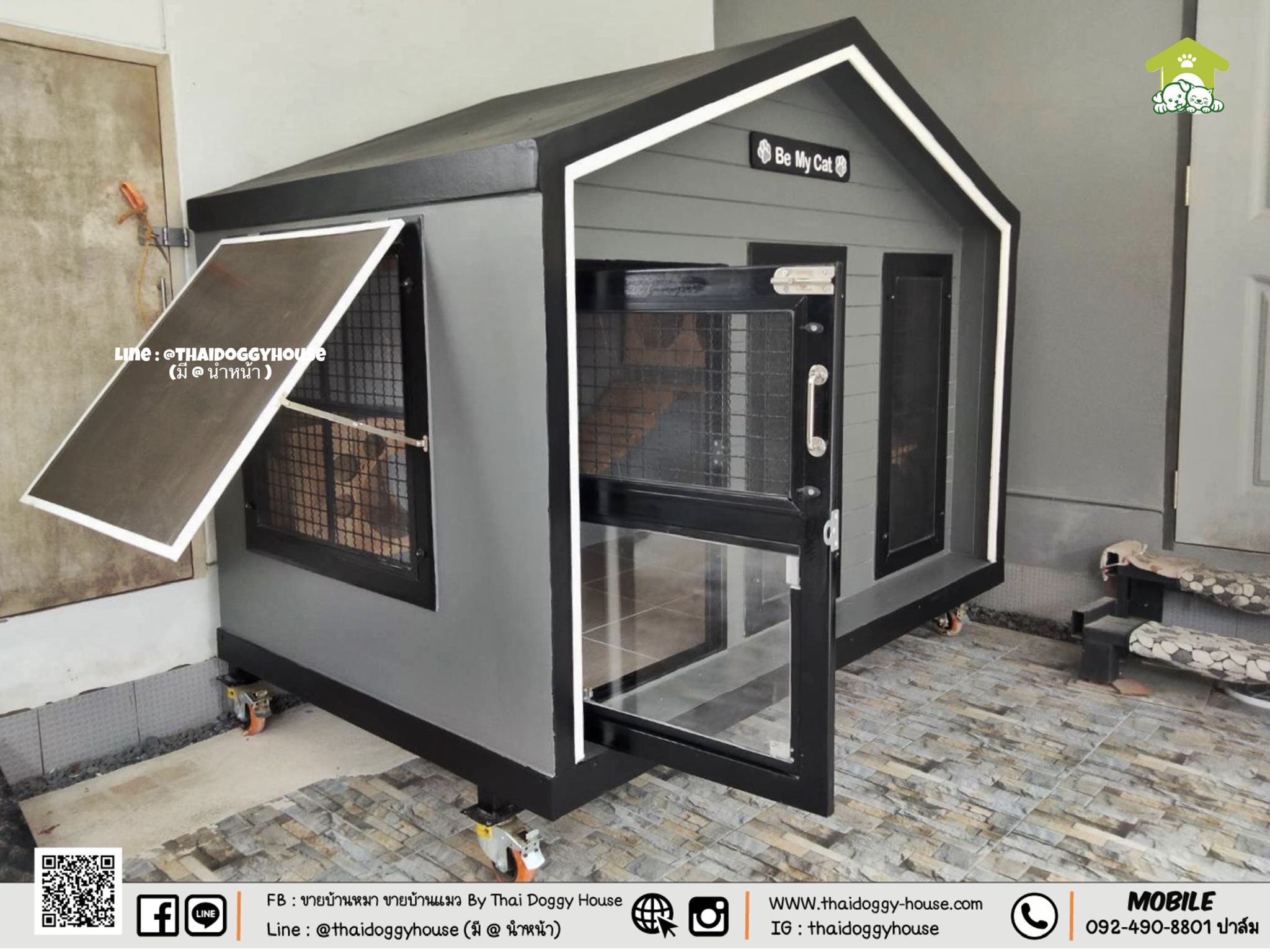 บ้านหมา บ้านแมว "𝐍𝐎𝐑𝐃𝐈𝐂 𝐒𝐓𝐘𝐋𝐄 𝐁𝐘 𝐓𝐇𝐀𝐈 𝐃𝐎𝐆𝐆𝐘 𝐇𝐎𝐔&#x