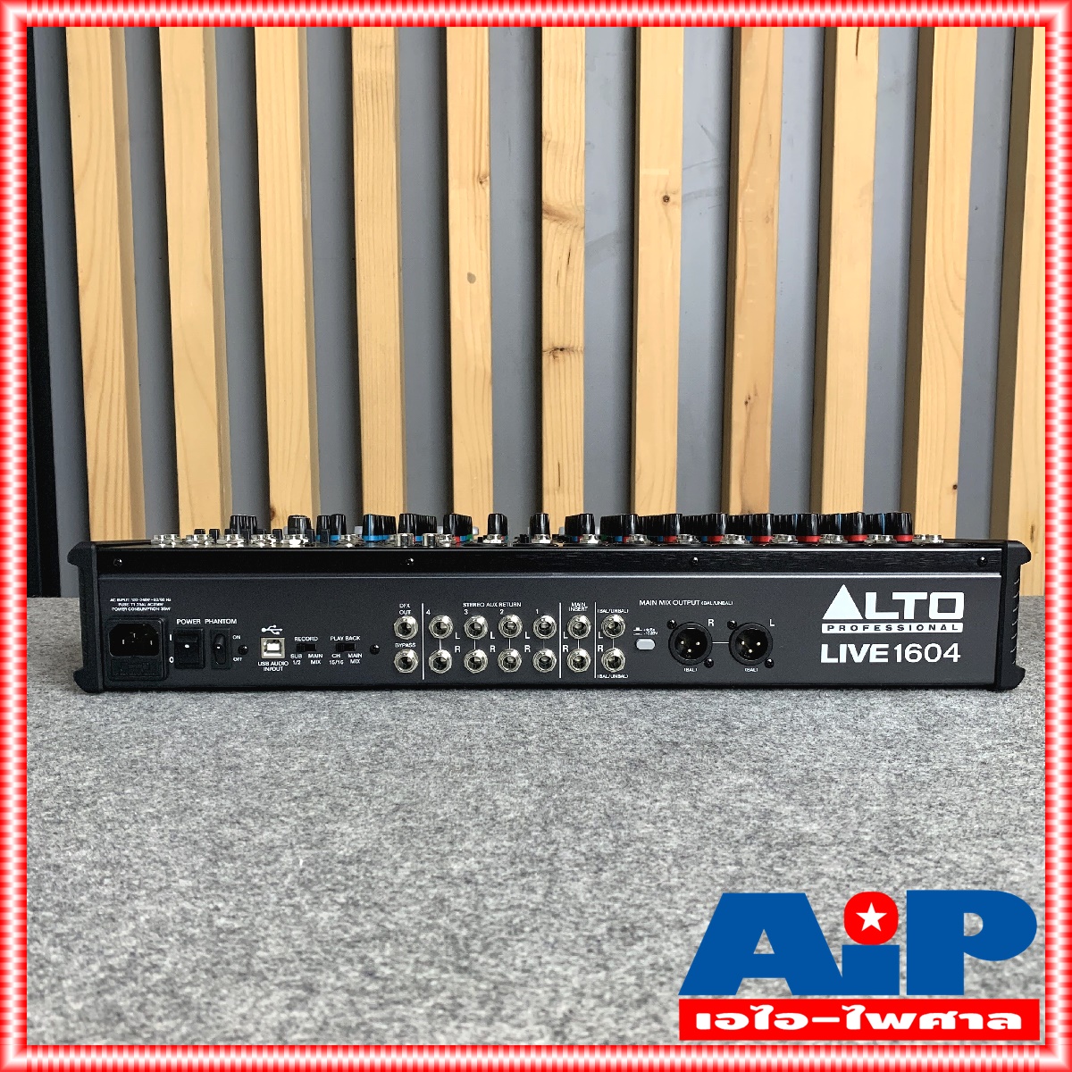 ALTO LIVE1604 MIXER (สินค้าของแท้ นำเข้าโดยNPE) LIVE1604 LIVE 1604 16CH Mixer usb interface มี เอฟเฟค USB