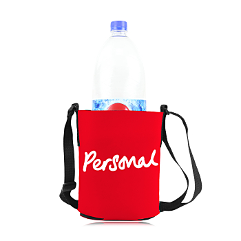 กระเป๋าหุ้มขวดไวน์ เก็บอุณหภูมิ มีหูหิ้ว แบบคู่ 2 ขวด. Double Wine Bottle Tote Koozie.