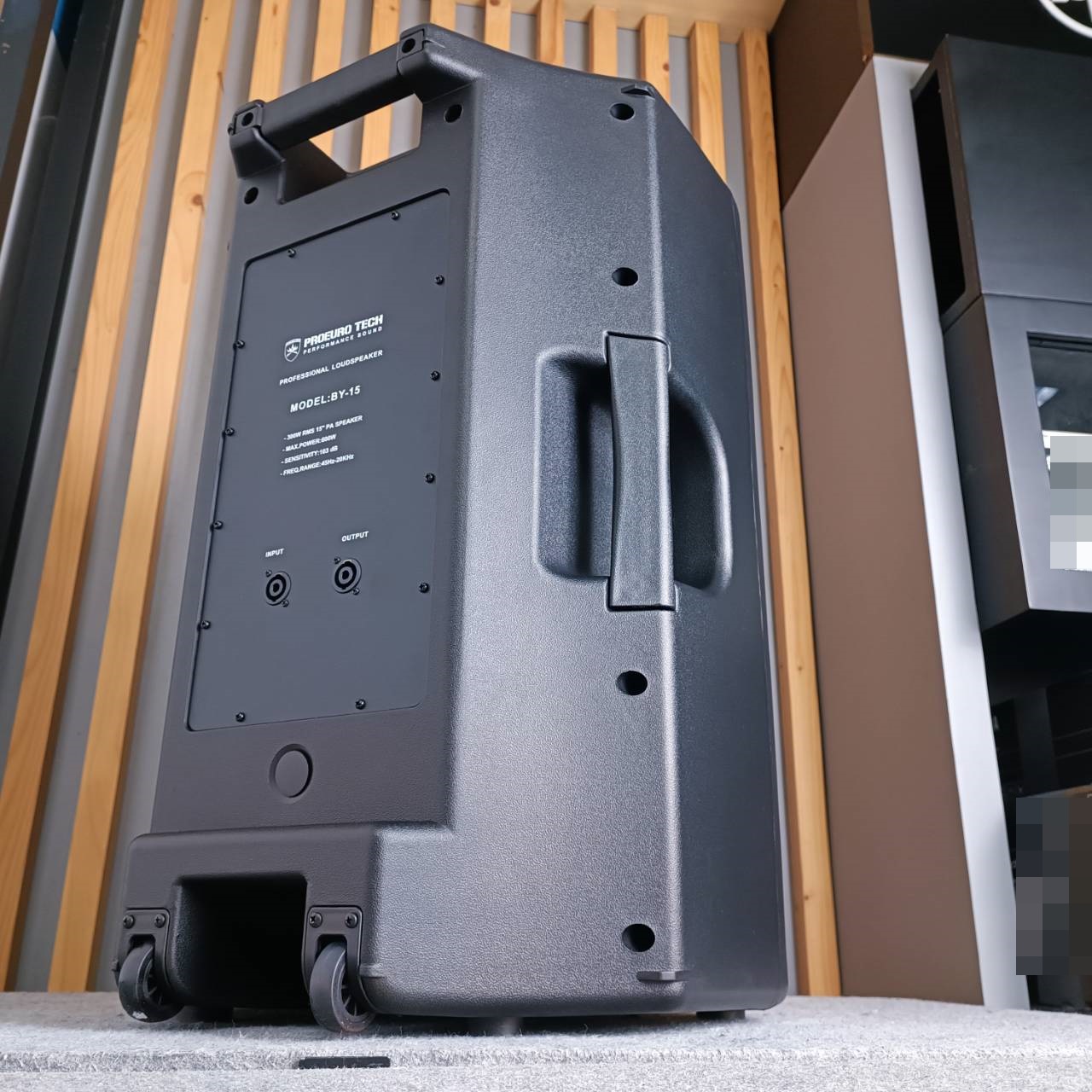 PROEUROTECH BY-15 ตู้ลำโพง15นิ้ว ตู้ลำโพง 15" ตู้ลำโพงพลาสติก ABS ขนาด 15 นิ้ว โปรยูโรเทค ตู้ลำโพง Passive สีดำ BY 15 BY15 เอไอ-ไพศาล