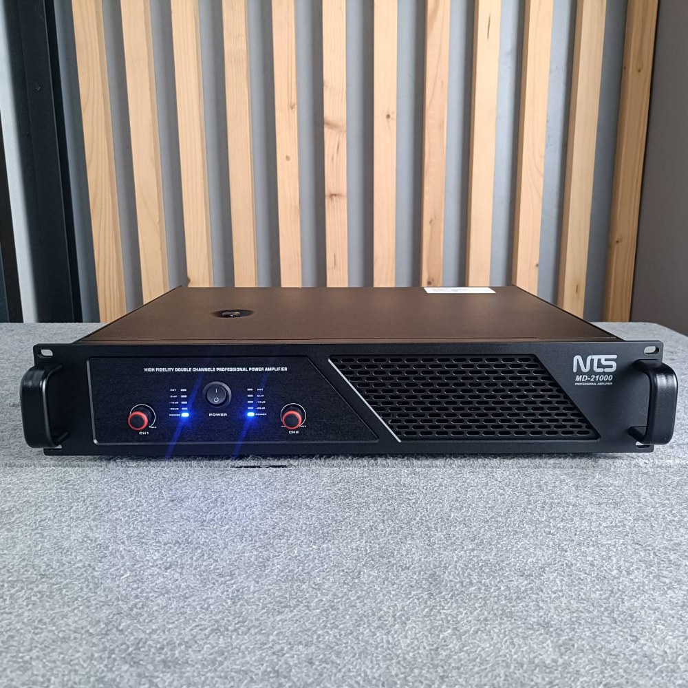 NTS MD-21000 poweramp CLASS D+หม้อแปลง เพาเวอร์แอมป์ 2 แชนแนล กำลังขับ 1000 วัตต์ที่ 8 โอห์ม เอ็นทีเอส MD 21000 MD21000 เอไอ-ไพศาล