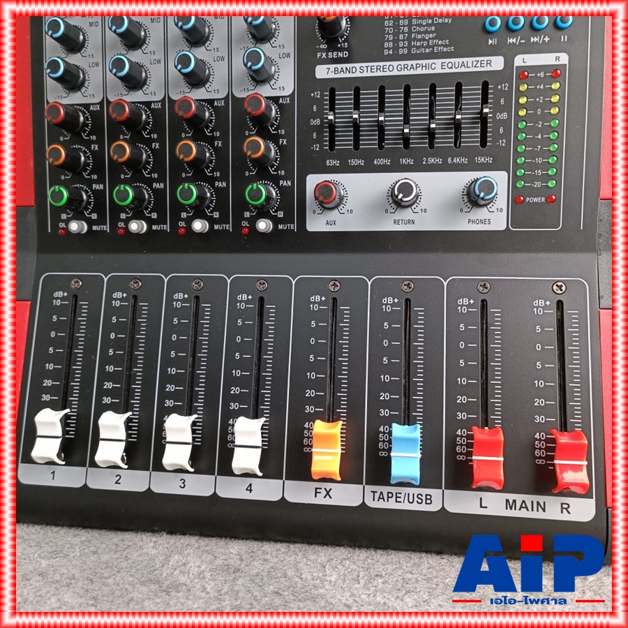 ของใหม่ ลดล้างสต็อค Ceflar MINI-40 MIXER มิกเซอร์ 4 แชลแนล เอฟเฟคแท้ มีบลูทูธ มิกซ์คาราโอเกะ MINI 40 MINI40 +++ เอไอ-ไพศาล