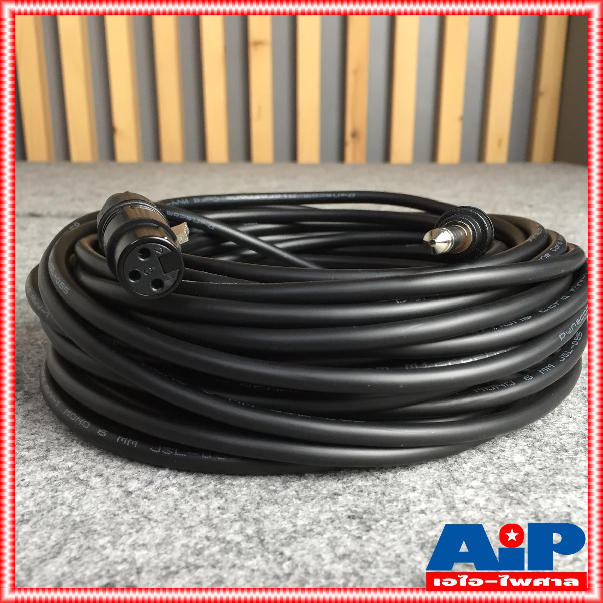 ยาว 20เมตร สายไมค์ DYNACOM J085 XLR เมีย - PHONE MONO สายสัญญาณ CANNON เมีย ออก ปลั๊กโฟน ผู้ สายต่อไมค์
