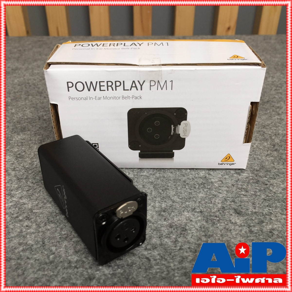 BEHRINGER PM1 in-ear monitor amplifier EarMonitor เครื่องช่วยฟัง หูฟังMonitor เครื่องเสียบหูฟัง เอไอ-ไพศาล +++