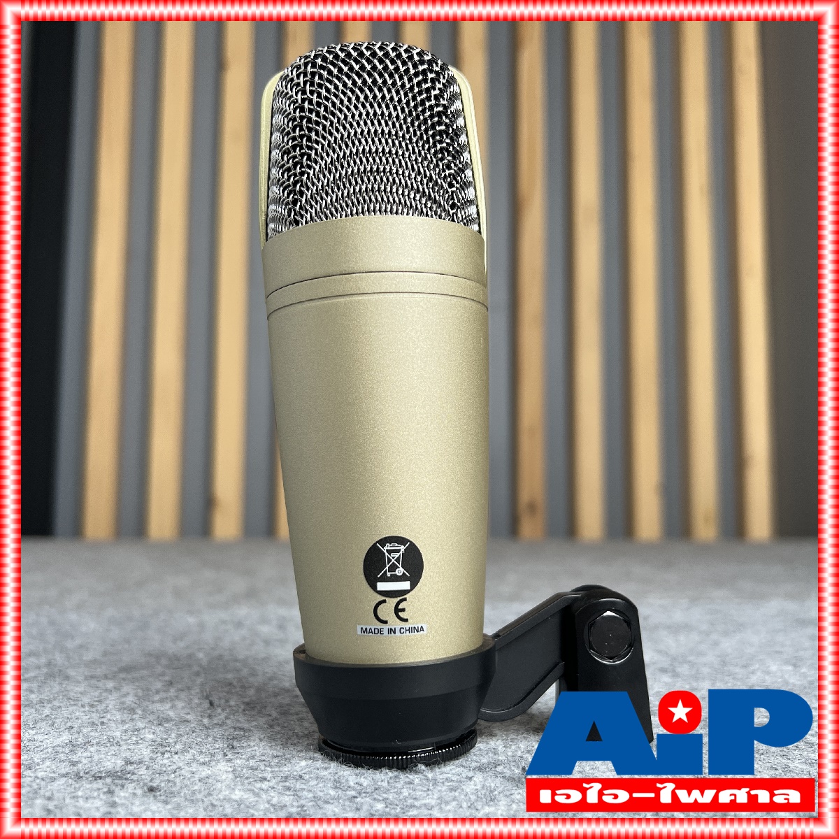 BEHRINGER C1 ไมค์สตูดิโอ c-1 (ไมโครโฟนคอนเด็นเซอร์แบบ Large-Diaphragm พร้อมแพทเทิร์นการรับเสียงแบบ Cardioid) C 1 เอไอ-ไพศาล +++