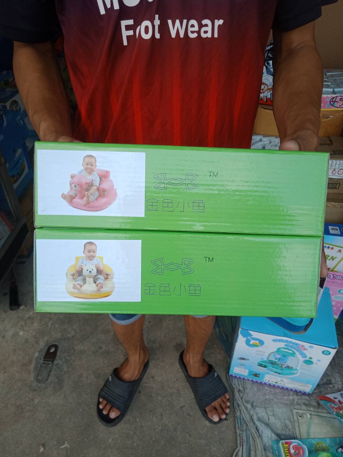 LY-1002 ของใช้เด็กเก้าอี้เป่าลม โซฟาเด็กเป่าลม ที่นั่งเป่าลม ชิ้นละ