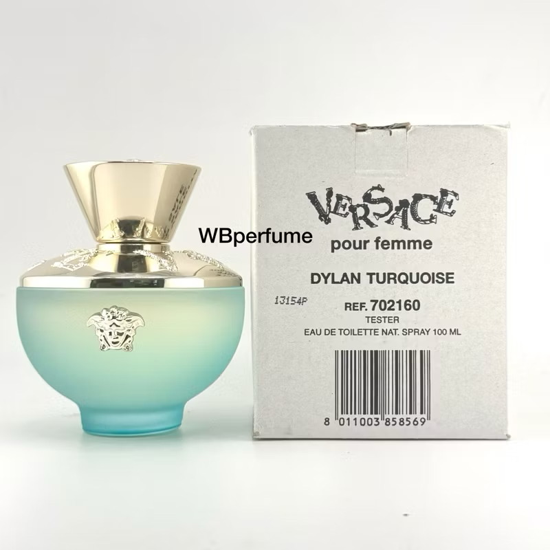 น้ำหอม แท้100% Versace Dylan Blue Turquoise EDT 100มล Tester