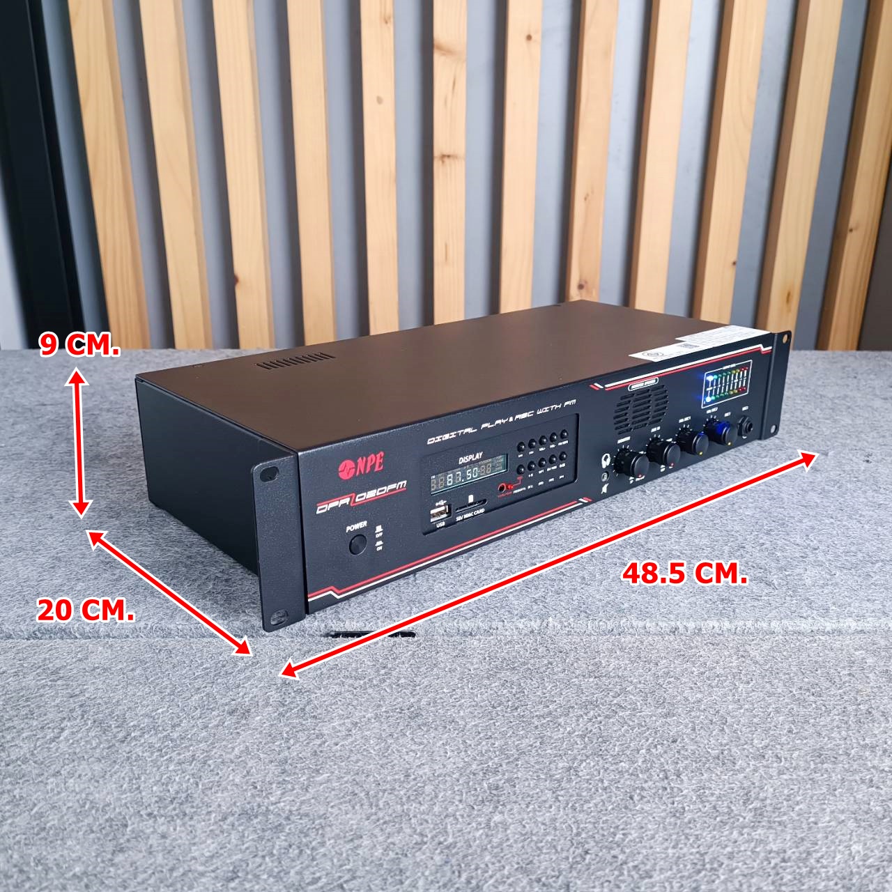 เครื่องบันทึกเสียง NPE DPR020FM DIGITAL PLAY RECORD เครื่องบันทึก DPR 020 FM DPR020 FM เครื่องบันทึกUSB DPR 020 FM เอไอ-ไพศาล