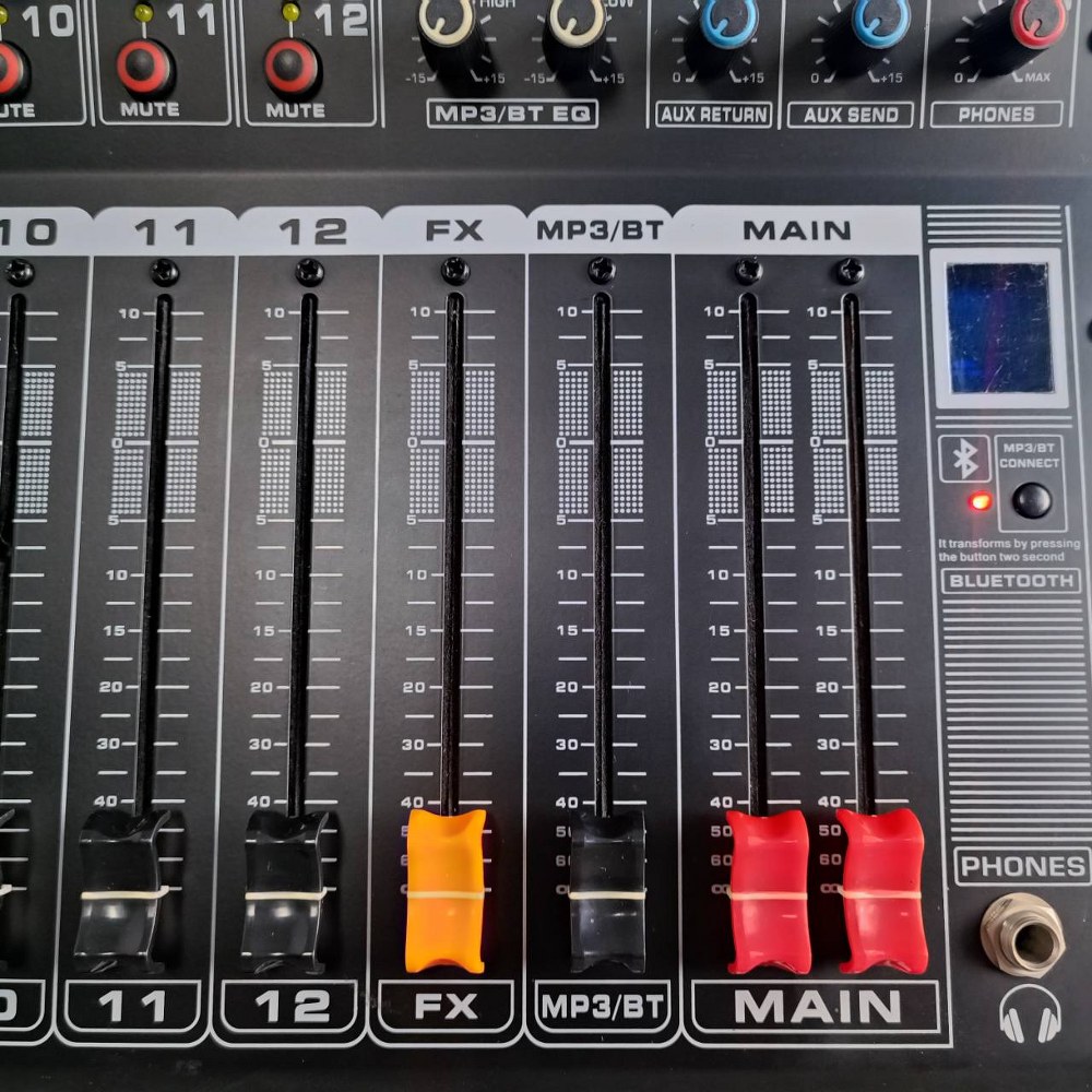 PROEUROTECH PMX-12500FX POWERMIXER+บูลทูส โปรยูโรเทค PROEURO TECH PMX 12500FX PMX12500FX เอไอ-ไพศาล