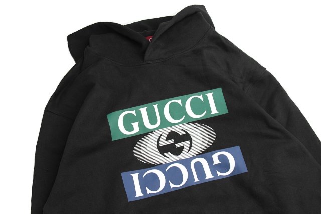 **Mix** เสื้อฮู้ด Gucci COTTON JERSEY HOODED SWEATSHIRT ใส่ได้ ชาย หญิง สินค้าใหม่ ของแท้