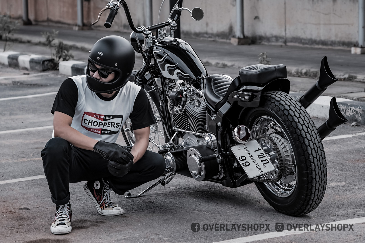 OVERLAY CHOPPERS TEE