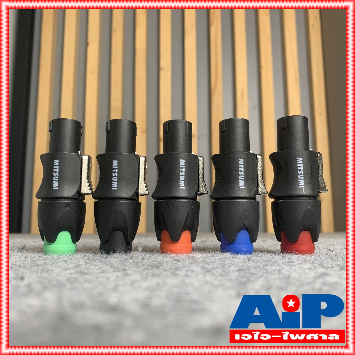 มี5สีให้เลือก MITSUMI 911S06 SPEAKON ปลั๊กลำโพง หัวspeakon สเปคคอน สเปคค่อนลำโพง สเปคค่อน speakon