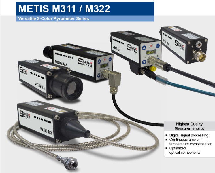 METIS M311, M322 Versatile 2 Color Pyrometer เซ็นเซอร์วัดความร้อนแบบไม่สัมผัส (ไพโรมิเตอร์) ชนิด 2 Color_SENSORTHERM
