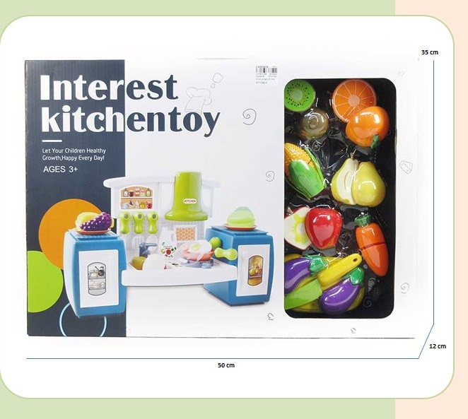 BC8804 ของเล่นเด็กชุดครัวพร้อมชุดหั่นผักผลไม้ ชุดครัวเด็ก ครัวจำลอง ครัวของเล่น ปลีกชุดละ