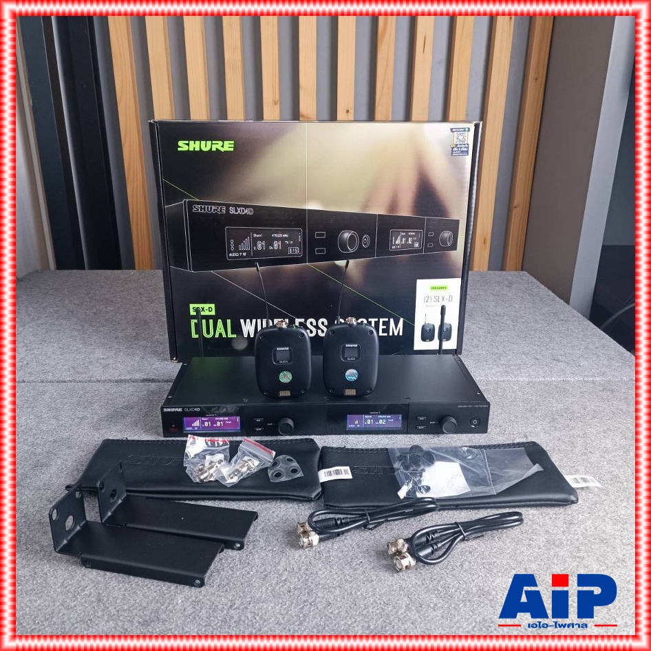 SHURE SLXD14DA-M55 ชุดเครื่องรับ/ส่งไร้สายดิจิตอล แบบ UHF ชุดไมโครโฟนไร้สายระบบดิจิตอล ชุดไมโครโฟนไร้สายแบบพกพา Shure SLXD14DA M55 SLXD14DAM55 เอไอ-ไพศาล +++