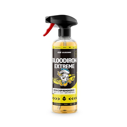 GLOSSBRO Bloodiron Extreme, Iron remover สเปรย์ขจัดคราบผงเหล็กชนิดเข้มข้น 500ml