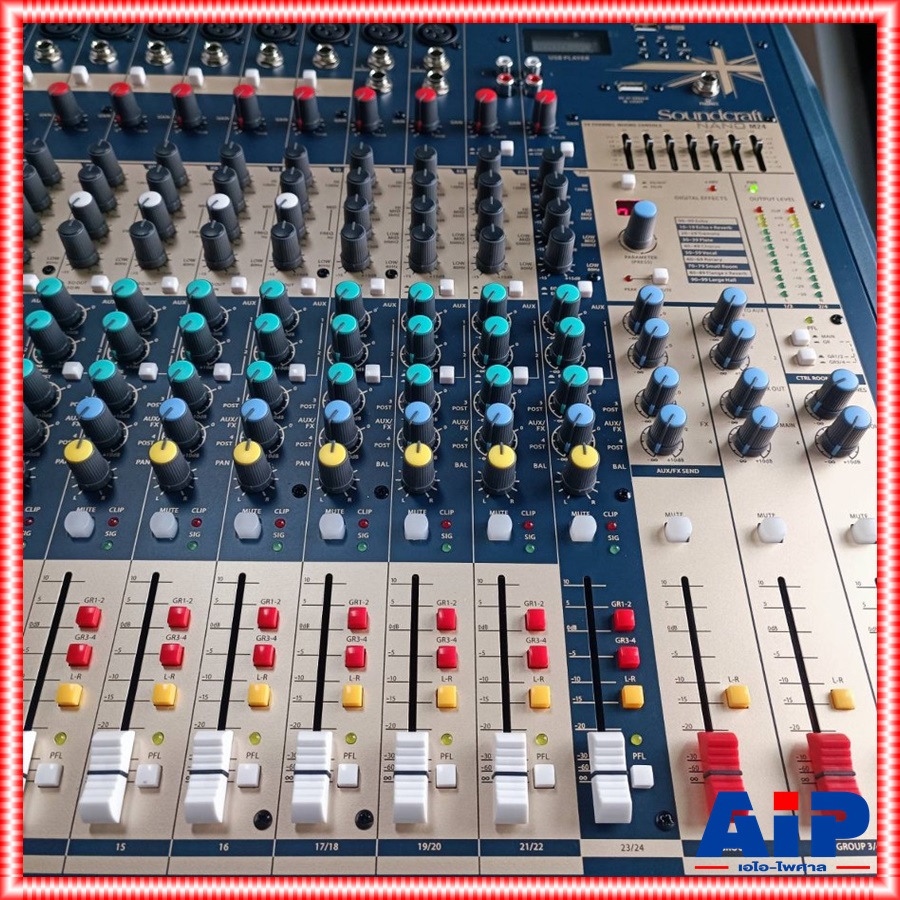 SOUNDCRAFT NANO M24 MIXER มิกเซอร์อนาล็อก เครื่องผสมสัญญาณเสียง mixer มิกเซอร์ ดิจิตอลเอ็ฟเฟ็ก เอไอ-ไพศาล +++