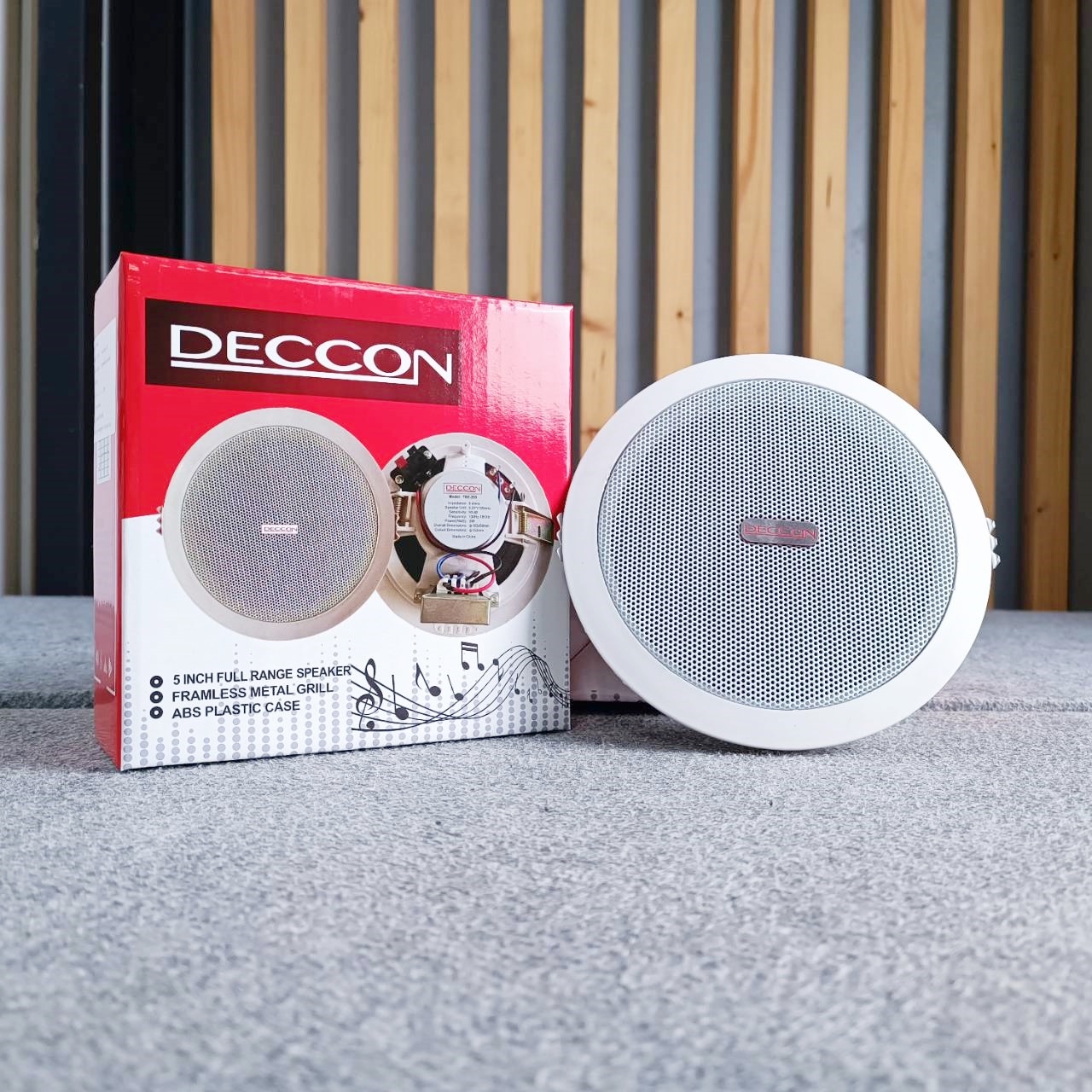 สินค้าใหม่ ลดล้างสต็อค DECCON TBE-350 ลำโพงฝังฝ้า ลำโพงแบบฝัง TBE350 TBE 350 ลำโพงติดเพดาน เอไอ-ไพศาล