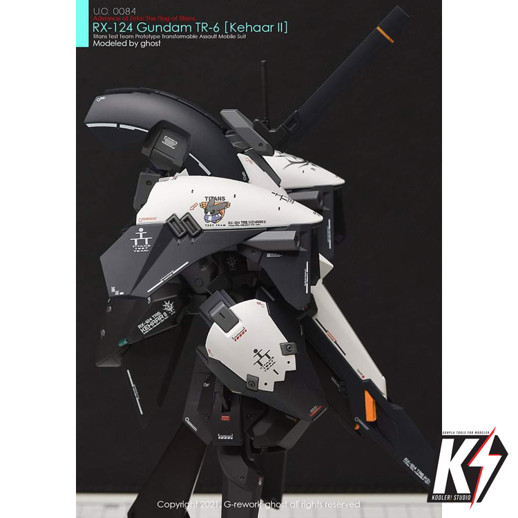 Waterdecal CG HG RX-124 Gundam TR-6 ( Kehaar II ) #ดีคอลน้ำสำหรับติดกันพลา กันดั้ม Gundam พลาสติกโมเดลต่างๆ