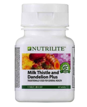 Milk Thistle and Dandelion Plus (60 tab) ช่วย ฟื้นฟูตับให้มีสมรรถภาพที่ดีขึ้น มิลค์ ทิสเทิล (จัดส่งEMSค่า)