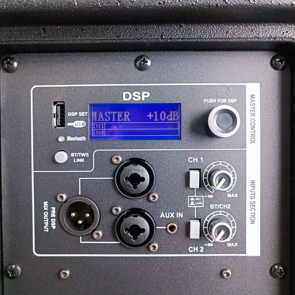 River Acoustics K-10 ลำโพง 10" ลำโพงมีเเอมป์ในตัว ตู้ลำโพงมีแอมป์ขยาย ACTIVE SPEAKER K 10 K10 เอไอ-ไพศาล