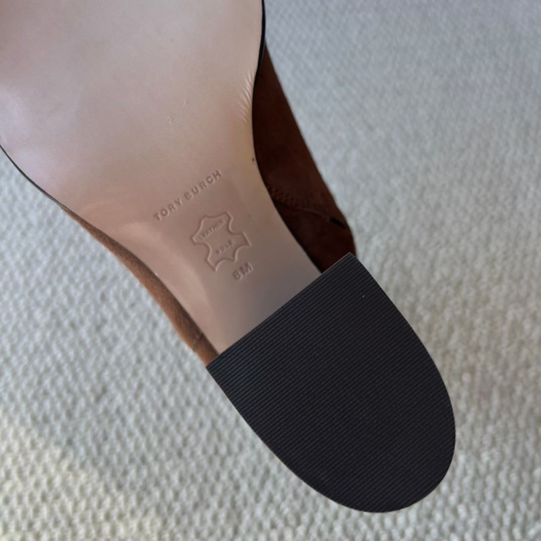 **do** รองเท้าหนังบู้ทสั้น Tory Burch T Lock High Heel Ankle Boots มี 2 สี สินค้าใหม่ ของแท้