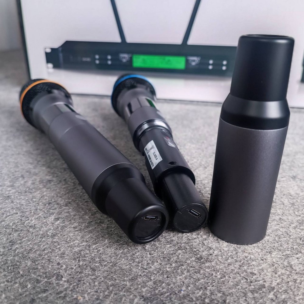 NTS UD-400 ไมค์ลอยถือคู่ UHF ปรับความถี่ได้ ไมโครโฟนไร้สาย เอ็นทีเอส UD 400 UD400 เอไอ-ไพศาล