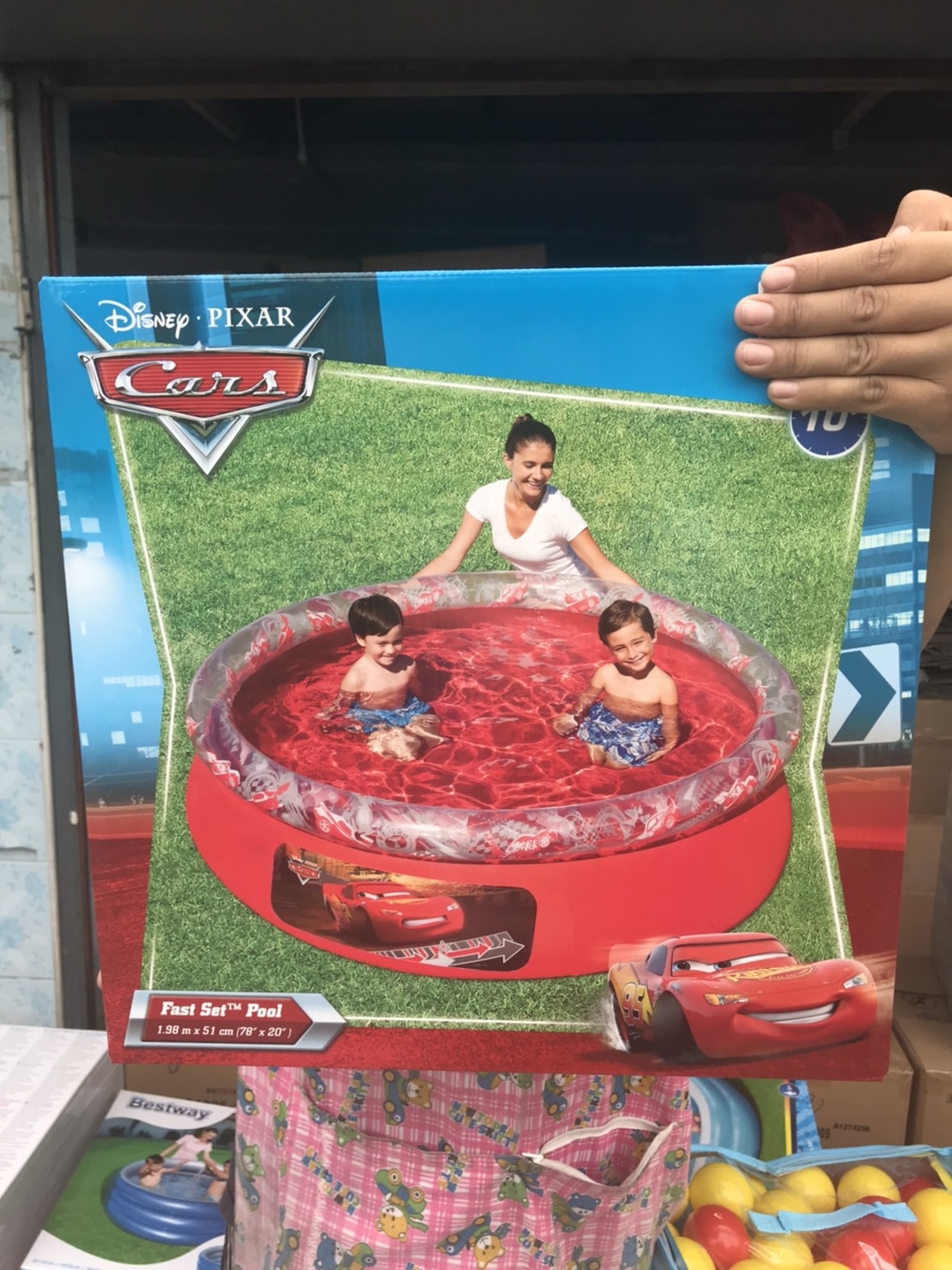 91026-13 สระน้ำ สระลายคาร์ สระเล่นน้ำ สระเด็ก สระว่ายน้ำ cars ลิขสิทธิ์ถูกต้อง ปลีกชิ้นละ