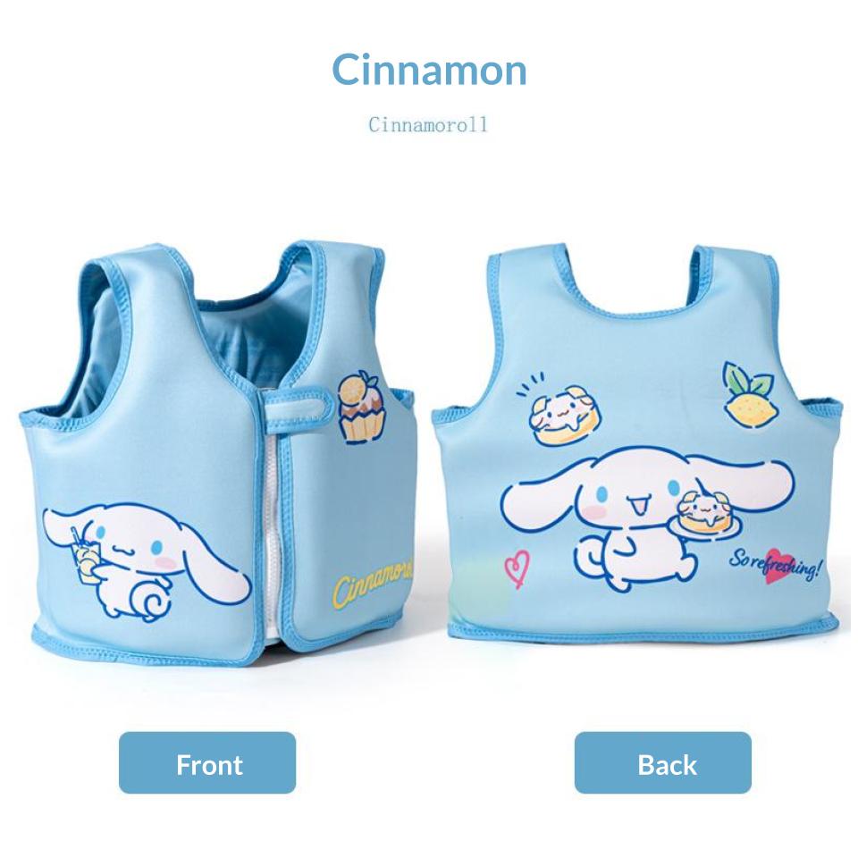 เสื้อชูชีพ เสื้อชูชีพสำหรับเด็กผู้ชายและผู้หญิง ลาย Sanrio ลิขสิทธิ์แท้ - Sanrio Life Jacket