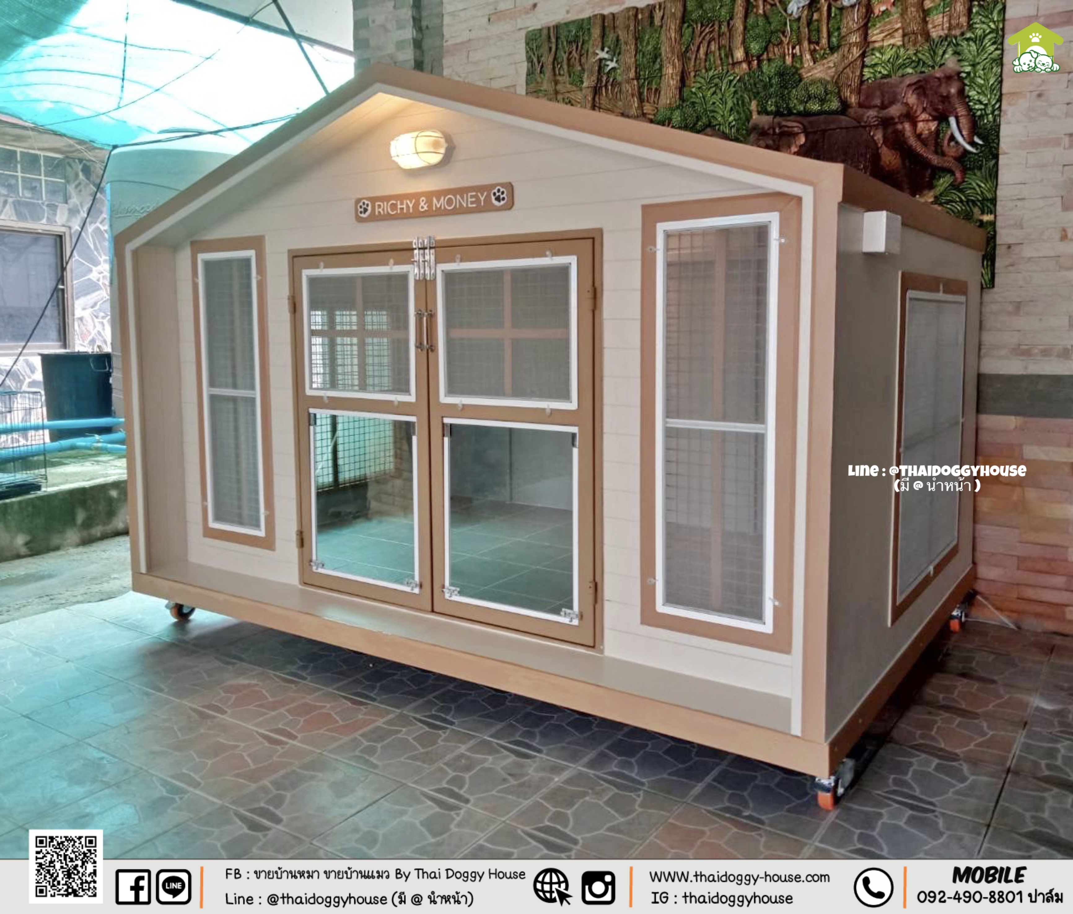 บ้านหมา บ้านแมว "𝐍𝐎𝐑𝐃𝐈𝐂 𝐒𝐓𝐘𝐋𝐄 𝐁𝐘 𝐓𝐇𝐀𝐈 𝐃𝐎𝐆𝐆𝐘 𝐇𝐎𝐔SE