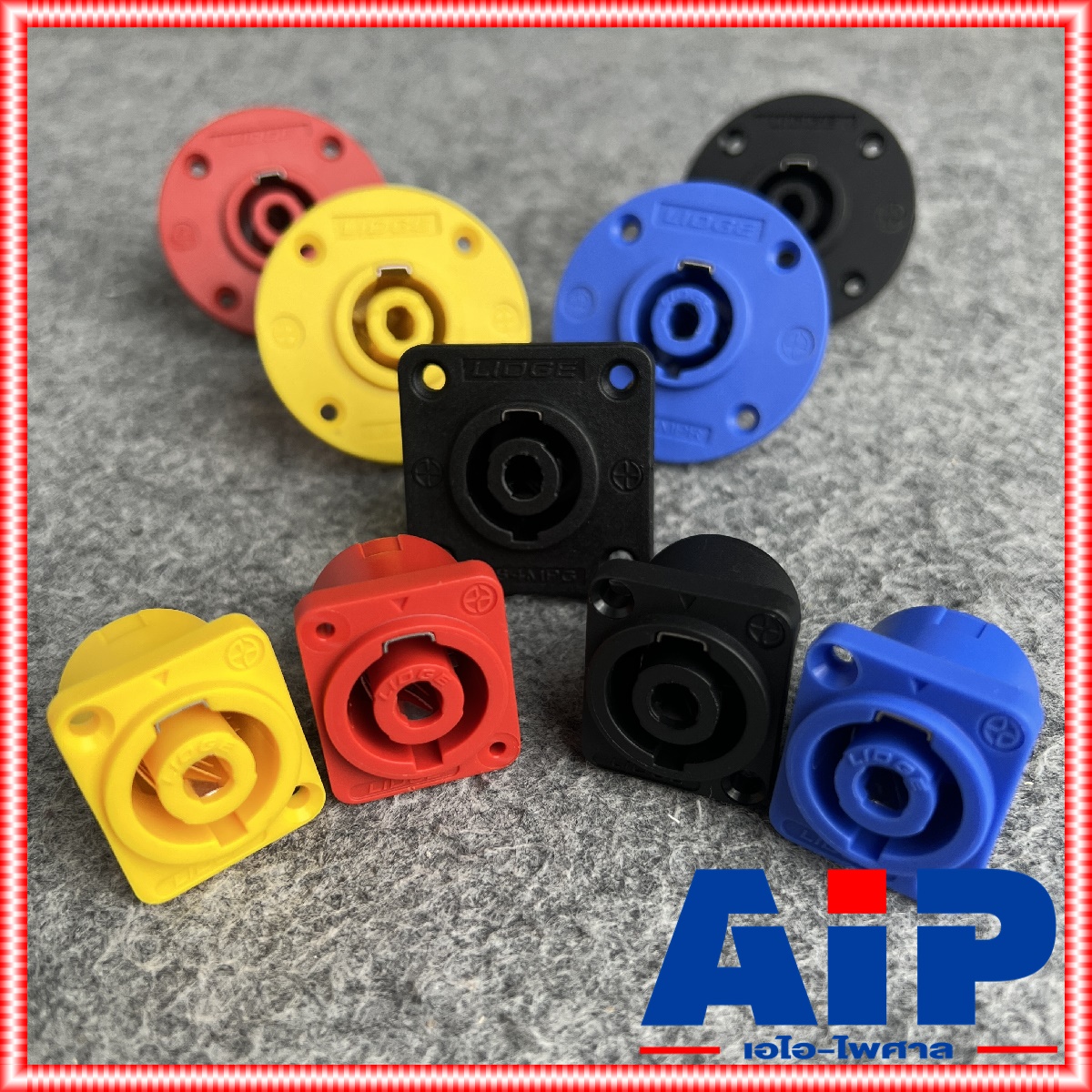 มี9แบบ ให้เลือก LIDGE YM 115 116 117 แจ็ค SPEAKON ตัวเมีย สเปคค่อน ขั้วลำโพง หัวspeakon สเปคค่อนลำโพง สเปคค่อนเมีย