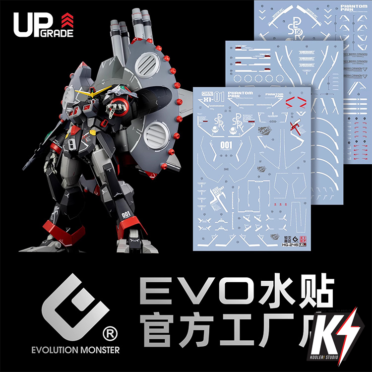 Waterdecal EVO UP Grade HGCE GFAS-X1 Destroy Gundam #ดีคอลน้ำสำหรับติดกันพลา กันดั้ม Gundam พลาสติกโมเดลต่างๆ
