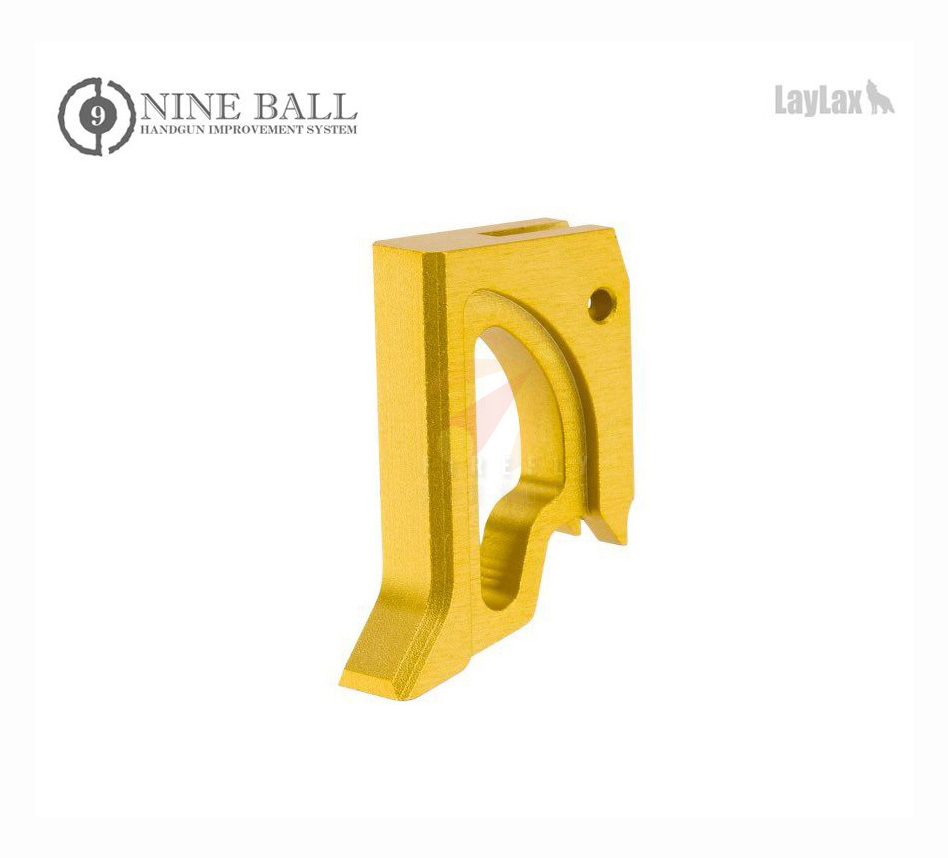 NINE BALL STRAIGHT TRIGGER 'GAMMA' FOR TOKYO MARUI 5.1 / 4.3 GBB AIRSOFT - GOLD