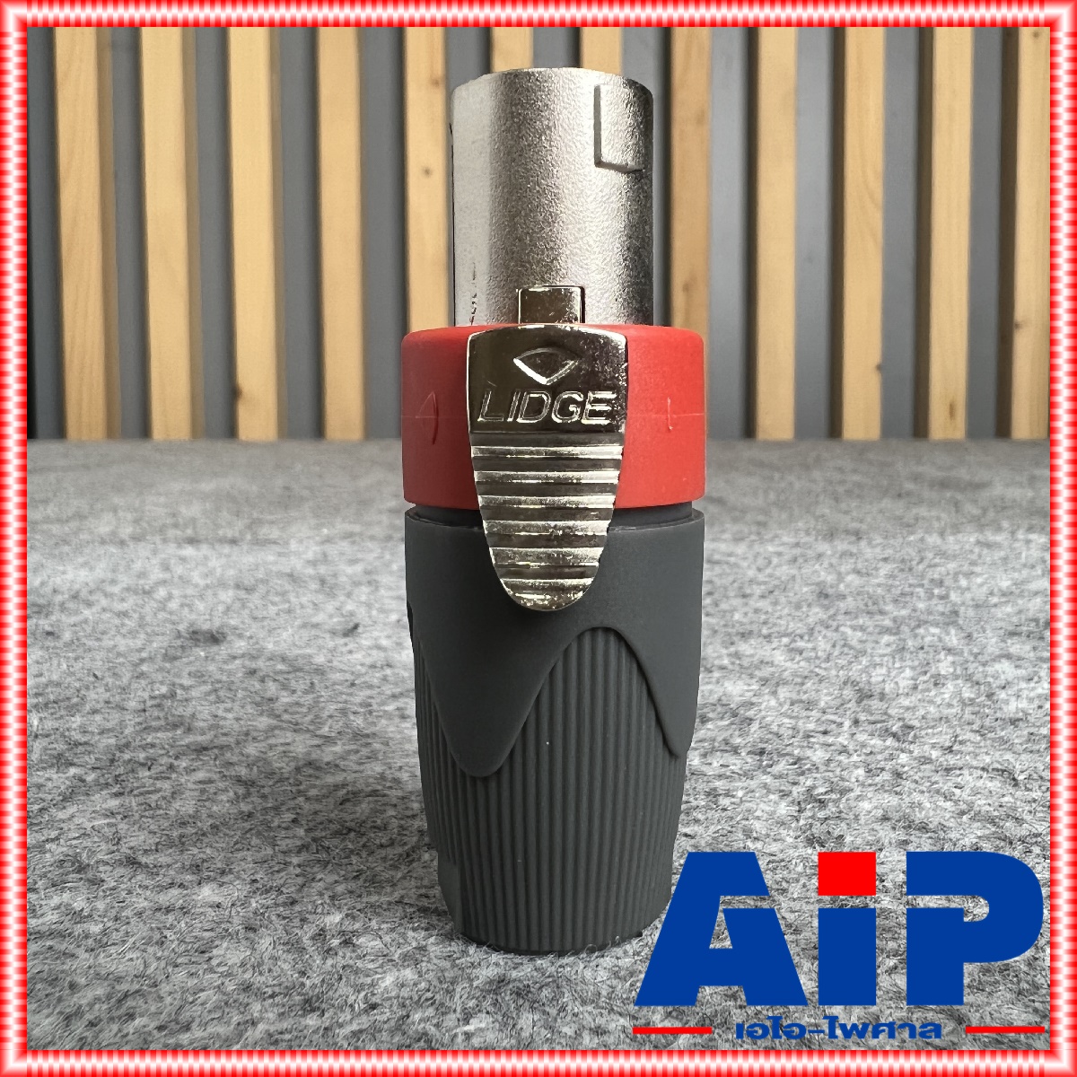 1ตัว LIDGE YM-126A สีแดง สเปคคอนตัวผู้ เสริมเหล็ก สเปคคอนตัวผู้ สเปคคอนเสริมเหล็ก สเปคคอนลำโพง SPEAKON YM126A YM 126A เอไอ-ไพศาล