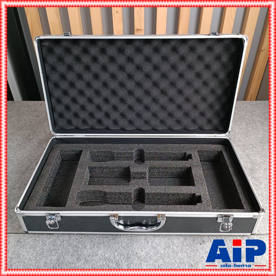 สีดำ PROPLUS กล่องใส่ไมค์ลอย PRO PLUS โปรพลัส กล่องไมค์ กล่องเก็บไมค์ กล่องไมค์ลอย กระเป่าไมค์ กระเป๋าไมค์ลอย เอไอ-ไพศาล