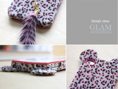 Mobile Case เคส มือถือ iPhone 4 ,4s ลายเสือ