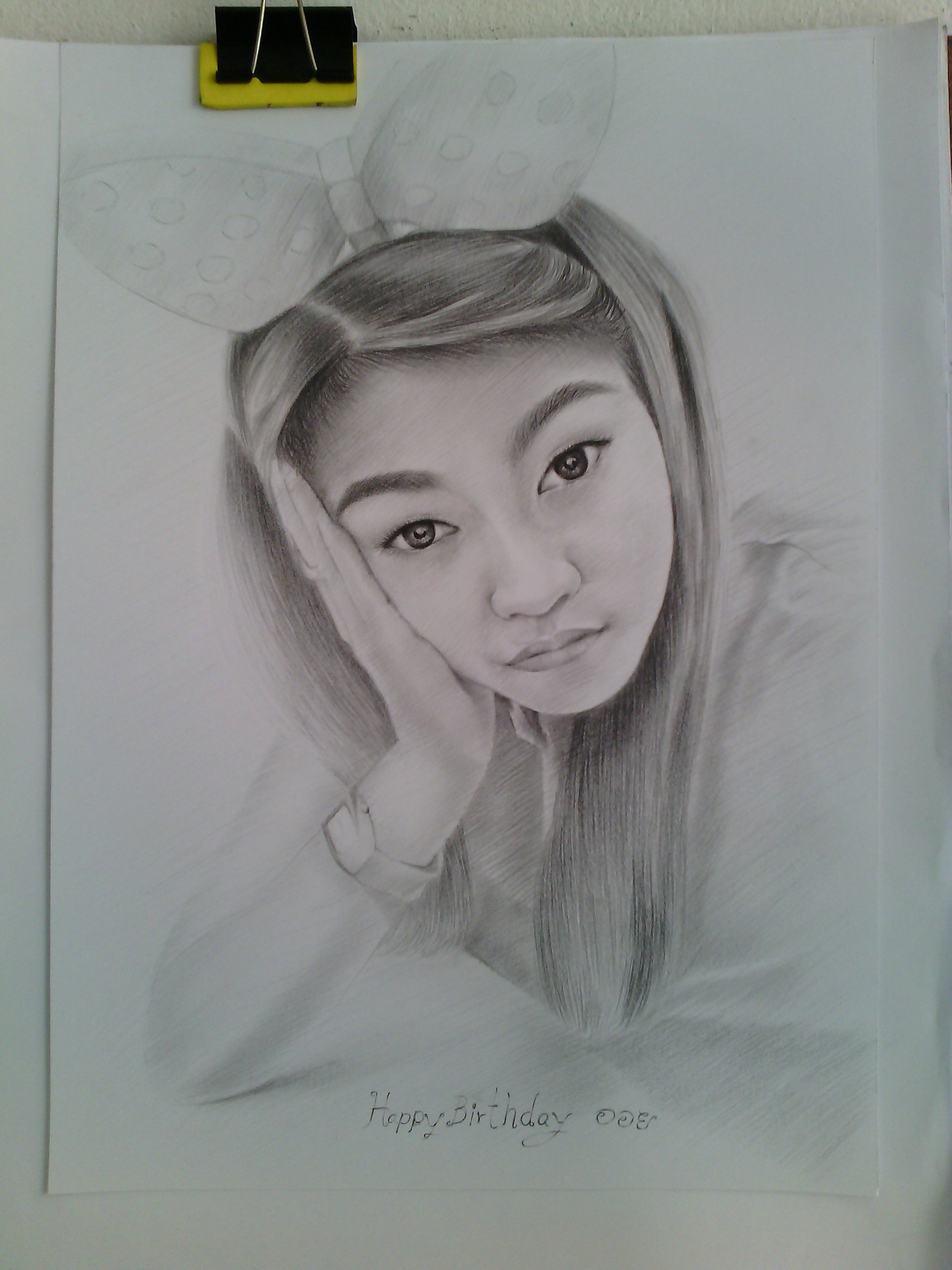 ภาพสเก็ตดินสอ พร้อมใส่กรอบ