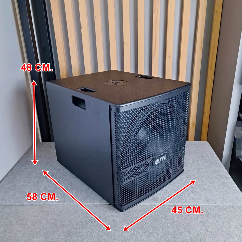 NPE SUB-115 ตู้ลำโพงซับ 15นิ้ว กำลังขับ 600วัตต์ Subwoofer 15" SUB 115 เอ็นพีอี SUB115 เอไอ-ไพศาล
