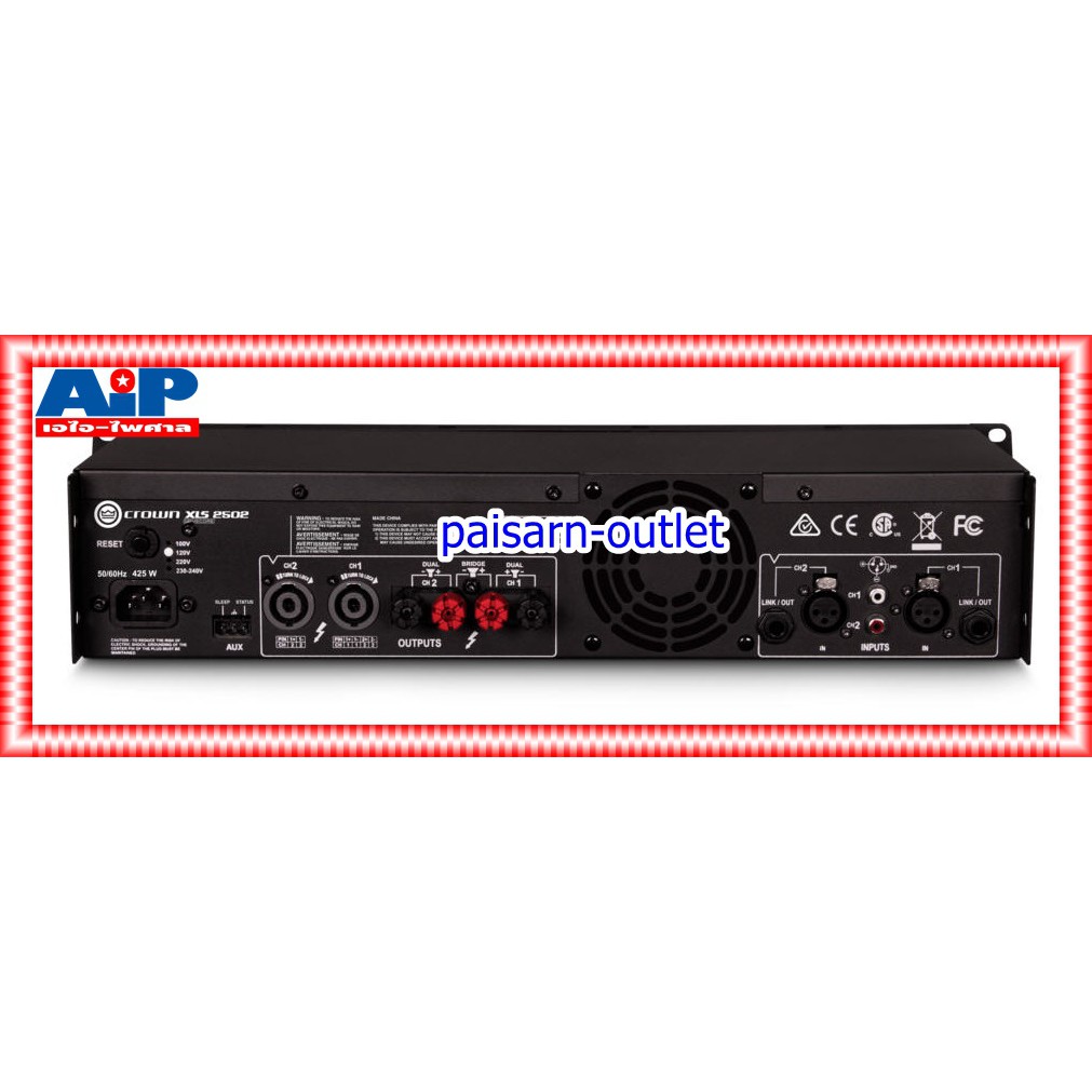 **สินค้าพรีออเดอร์ กรุณาติดต่อแอดมิน** CROWN XLS2502 power เพาเวอร์ เพาเวอร์แอมป์ แอมป์ แอมป์ขยาย เครื่องเสียง เครื่องขยายเสียง เอไอ-ไพศาล +++